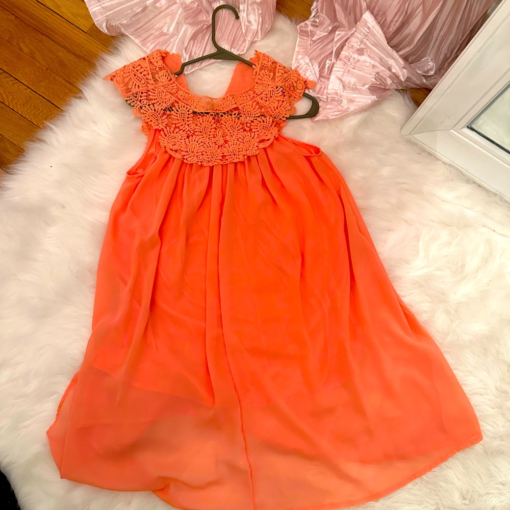 Orange dress